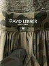 David Lerner Animal Print Gray Long Sleeve Blouse Size M - photo 7