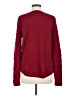 Jeanne Pierre Chevron-herringbone Red Pullover Sweater Size M - photo 2