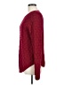 Jeanne Pierre Chevron-herringbone Red Pullover Sweater Size M - photo 5
