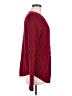 Jeanne Pierre Chevron-herringbone Red Pullover Sweater Size M - photo 4