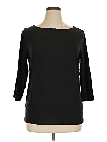 Ann Taylor Factory 3/4 Sleeve T-Shirt (view 1)