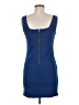 Forever 21 Solid Blue Cocktail Dress Size M - photo 2