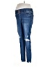 Indigo Blue Solid Blue Jeans Size 12 Maternity - photo 1
