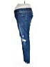Indigo Blue Solid Blue Jeans Size 12 Maternity - photo 5