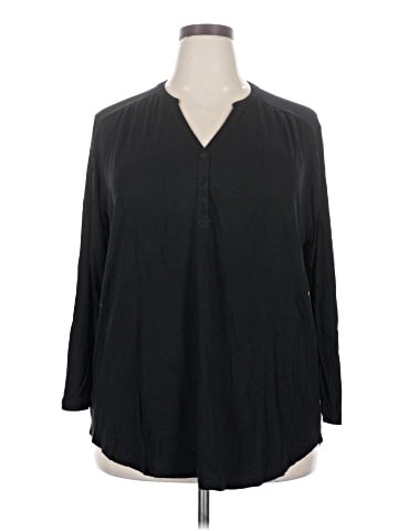 Ann Taylor LOFT Outlet 3/4 Sleeve T-Shirt (view 1)