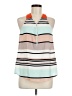 THML 100% Polyester Ivory Sleeveless Blouse Size M - photo 1
