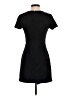 Aqua 100% Polyester Solid Black Casual Dress Size S - photo 2