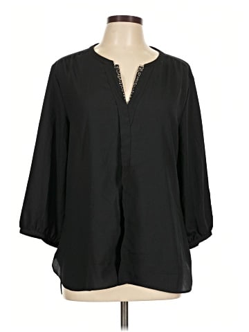 New York & Company 3/4 Sleeve Blouse (view 1)