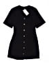 H&M 100% Polyester Black Casual Dress Size XXS - photo 1