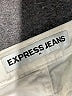 Express Jeans Ivory Khaki Shorts Size 2 - photo 3