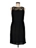 Ann Taylor LOFT 100% Polyester Black Cocktail Dress Size 6 - photo 1