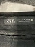 Zara 100% Linen Solid Black Shorts Size M - photo 3