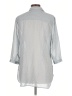 Attention 100% Polyester Polka Dots Gray 3/4 Sleeve Blouse Size L - photo 2