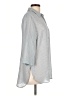Attention 100% Polyester Polka Dots Gray 3/4 Sleeve Blouse Size L - photo 4