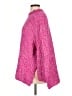 Pilcro Tweed Pink Turtleneck Sweater Size L - photo 5