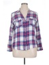 Tinsel 100% Viscose Blue 3/4 Sleeve Henley Size 1X - photo 1