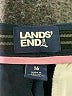 Lands' End Solid Blue Track Pants Size 16 - photo 3