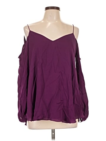 Haute Hippie 3/4 Sleeve Silk Top (view 1)