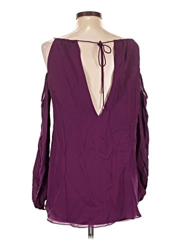 Haute Hippie 3/4 Sleeve Silk Top (view 2)
