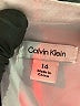 Calvin Klein 100% Polyester White Gray Dress Size 14 - photo 3