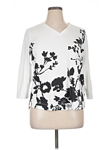 Chico's 3/4 Sleeve T-Shirt (view 1)
