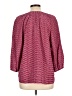 Joie 100% Silk Red 3/4 Sleeve Silk Top Size L - photo 2