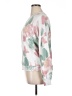 Caslon Floral White Teal Sweatshirt Size XL - photo 5
