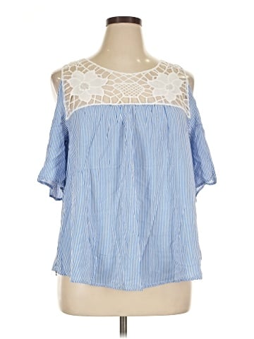 Unique Spectrum 3/4 Sleeve Blouse (view 1)