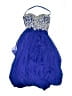 Sherri Hill 100% Polyester Blue Cocktail Dress Size 0 - photo 1