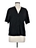 Soma Black Short Sleeve Blouse Size M - photo 1