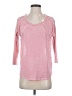Freebird Pink 3/4 Sleeve Top Size S - photo 1