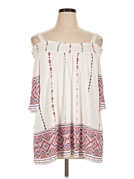 Absolutely Famous 3/4 Sleeve Blouse