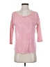 Freebird Red Pink 3/4 Sleeve Top Size S - photo 1