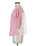 Freebird Red Pink 3/4 Sleeve Top Size S - photo 5