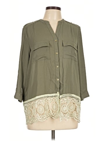 The Limited Outlet 3/4 Sleeve Blouse (view 1)