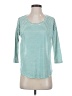 Freebird Teal 3/4 Sleeve Top Size S - photo 1