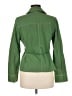 Ann Taylor LOFT 100% Cotton Green Jacket Size 8 - photo 2