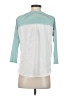 Freebird Teal 3/4 Sleeve Top Size S - photo 2