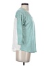 Freebird Teal 3/4 Sleeve Top Size S - photo 4