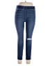 Old Navy Solid Blue Jeans Size 14 - photo 1