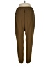 J.Crew 100% Polyester Solid Brown Casual Pants Size 8 - photo 2