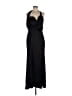 Halston 100% Polyester Black Cocktail Dress Size 12 - photo 1