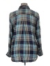 Cino 100% Viscose Plaid Blue Long Sleeve Button-Down Shirt Size XL - photo 2
