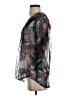 Casual Studio 100% Polyester Gray 3/4 Sleeve Blouse Size S - photo 5