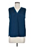 Vince Camuto 100% Polyester Blue Sleeveless Blouse Size M - photo 1