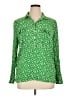 Gap Green Long Sleeve Blouse Size XL - photo 1