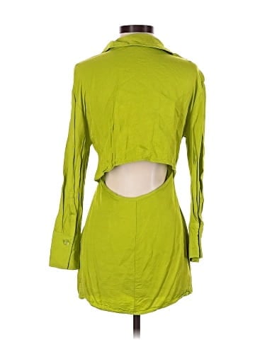 Zara 3/4 Sleeve Button-Down Shirt (view 2)