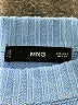 MNG 100% Polyester Solid Blue Turtleneck Sweater Size S - photo 7