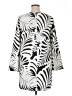 H&M 100% Polyester Print Silver Casual Dress Size 14 - photo 2