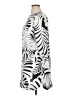 H&M 100% Polyester Print Silver Casual Dress Size 14 - photo 5
